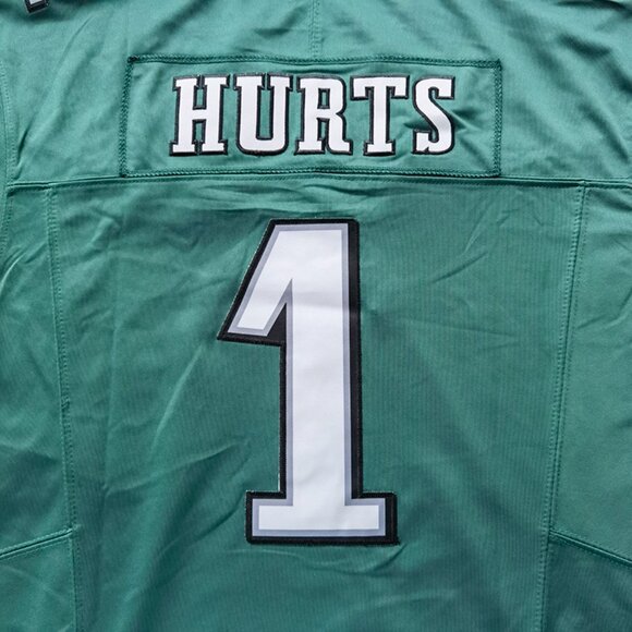 NFL HURTS Green No. 1 Short Sleeve Jersey - Picture 6 of 10
